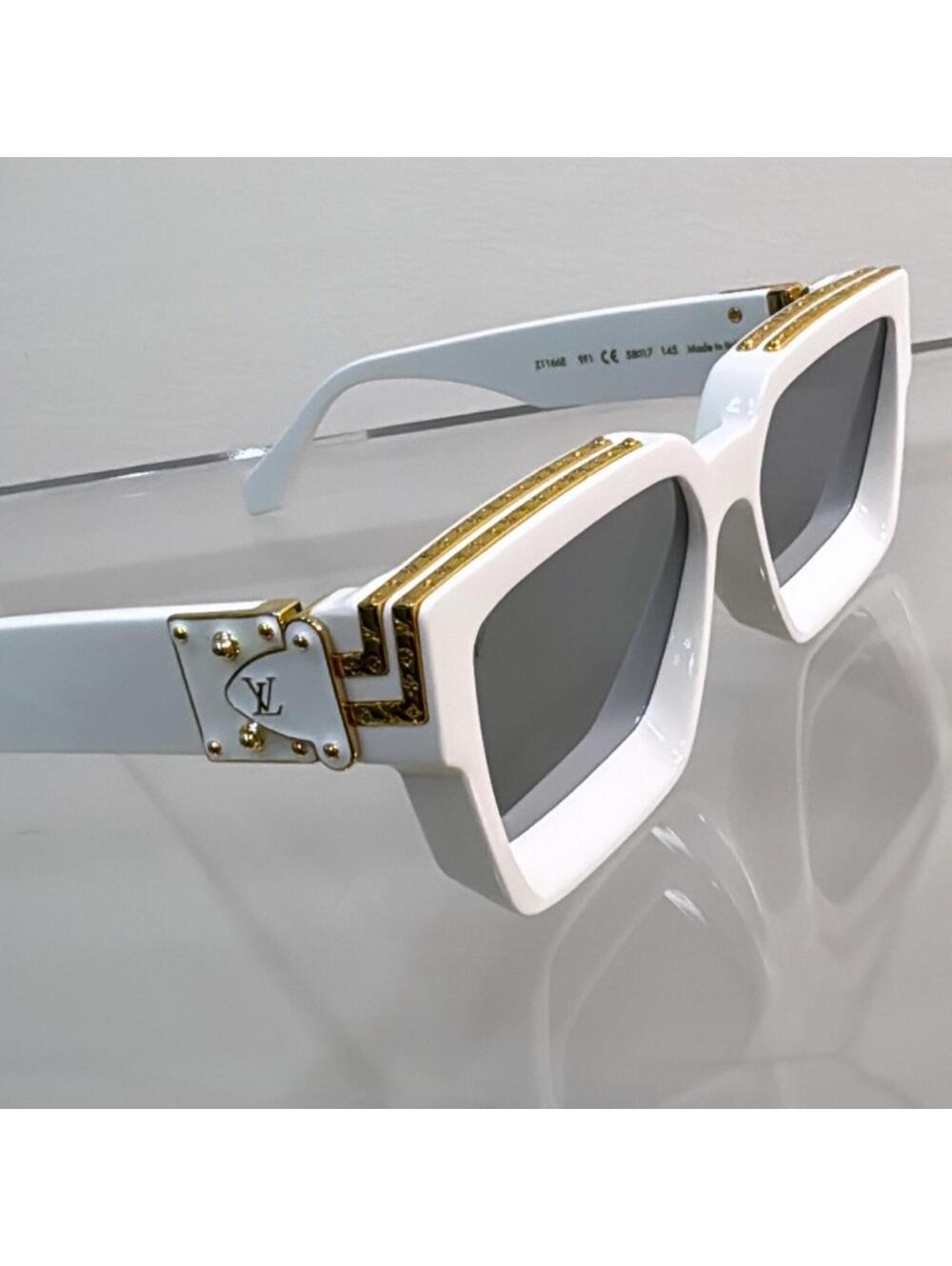 Louis Vuitton - Millionaire White and Gold Sunglasses [COPY]